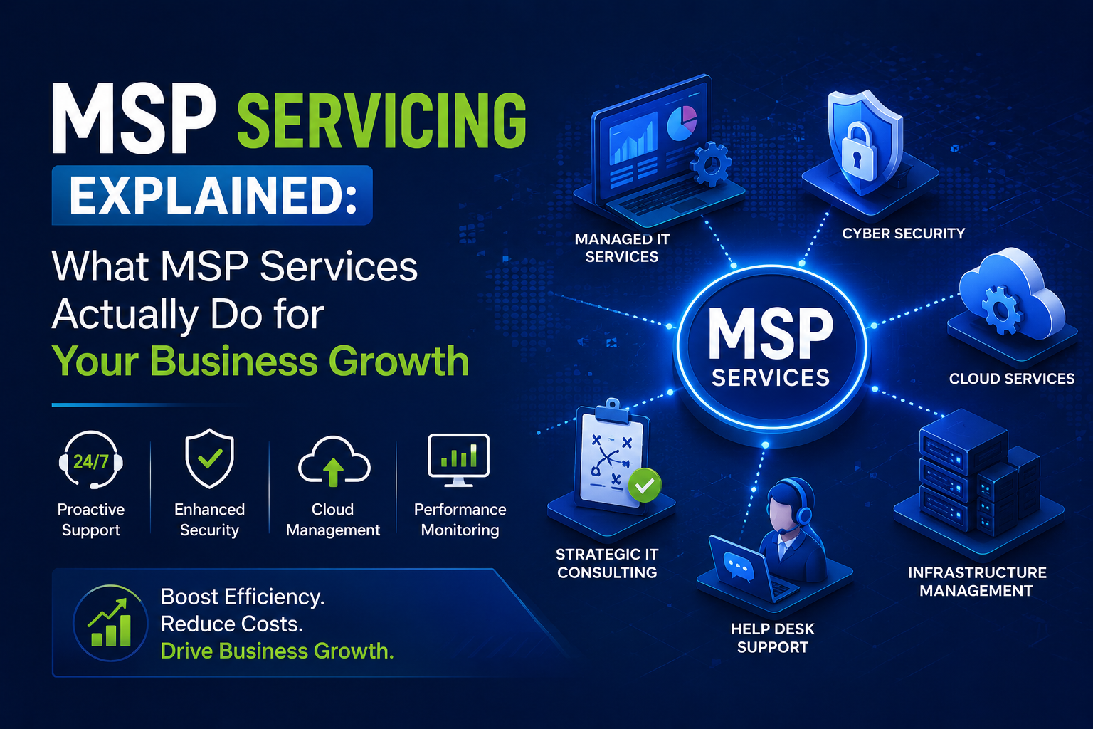 MSP Servicing Explained: What MSP Services Actually Do for Your Business Growth
